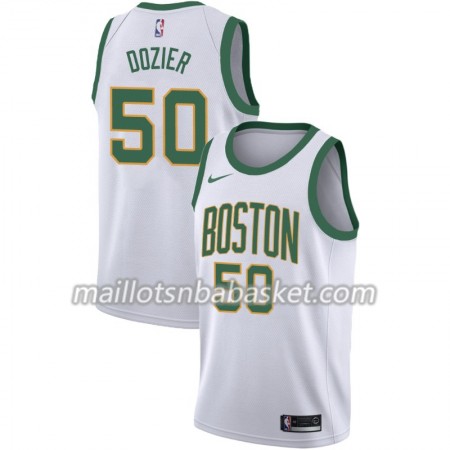 Maillot Homme Boston Celtics P.J. Dozier 50 2018-19 Nike City Edition Blanc Swingman Maillot Homme Boston Celtics P.J. Dozier 50 2018-19 Nike City Edition Blanc Swingman